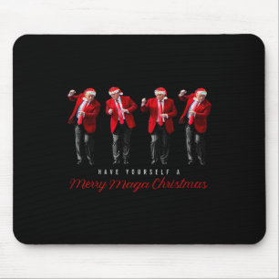 Funny Santa Trump Have Yourself A Merry Christmas Mouse Pad