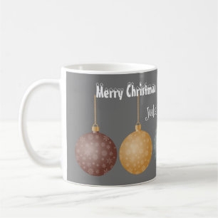 Funny Santa Whimsical Magical Snow Xmas Coffee Mug