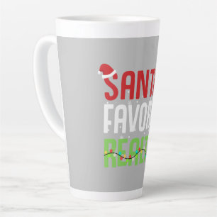 Funny Santa's Favourite Realtor Estate Agent Xmas Latte Mug