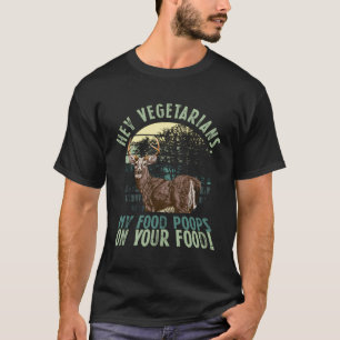 Funny Sarcasm Carnivore Anti Vegan Vegetarian Meat T-Shirt