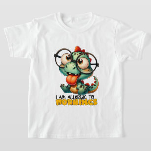 Funny sarcasm word art dragon boys T-Shirt