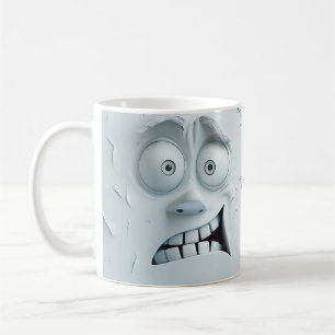 Funny Sarcastic 3D Face Mug Wrap with Bold Express