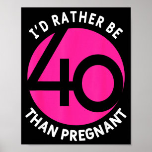 Funny Sarcastic 40th Birthday Quote For A Birthday Poster