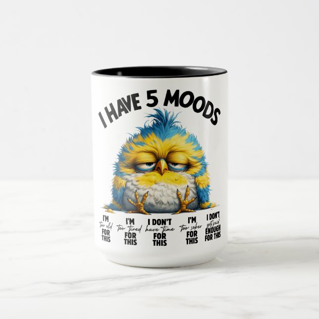 Funny/Sarcastic Animal Saying/Bird Mug (Center)