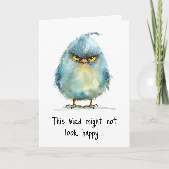 Funny Sarcastic Any Occasion Greeting Card (Front)