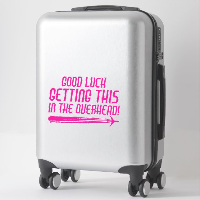 Funny Sarcastic Carry on Baggage Air Steward Quote (Suitcase)