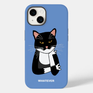 Funny Sarcastic Cat Case-Mate iPhone 14 Case