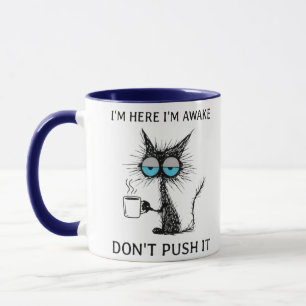 Funny Sarcastic Cat  Coworkers M Mug