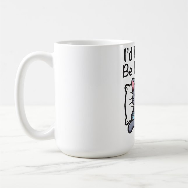 Funny Sarcastic Cat Lover Coffee Mug (Left)