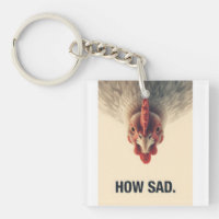 Funny Sarcastic Chicken How Sad Upside Down Meme A