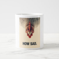 Funny Sarcastic Chicken How Sad Upside Down Meme A