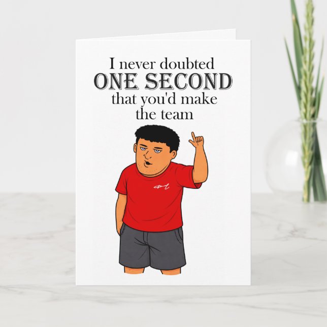 funny sarcastic congratulations card (Front)