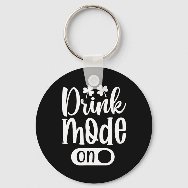 Funny Sarcastic Drinking Alcohol Offensive Key Ring (Front)