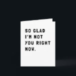 Funny Sarcastic Get Well Card<br><div class="desc">Simple and sarcastic card sending a congrats to your friend or family member. Send a message of good health and wellness.</div>