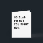 Funny Sarcastic Get Well Card<br><div class="desc">Simple and sarcastic card sending a congrats to your friend or family member. Send a message of good health and wellness.</div>