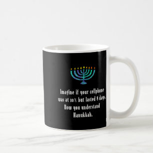 Funny Sarcastic Hanukkah Chanukah Cellphone Quote  Coffee Mug