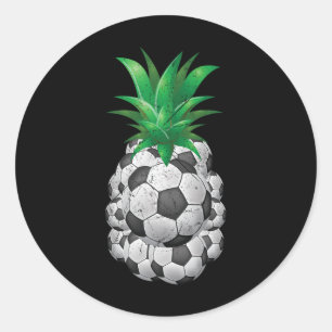 Funny Sarcastic Hawaiian Aloha Beach Pineapple Soc Classic Round Sticker