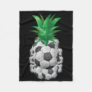 Funny Sarcastic Hawaiian Aloha Beach Pineapple Soc Fleece Blanket