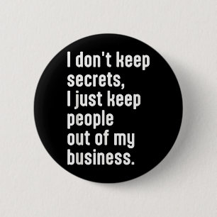 Funny Sarcastic Humour Quote Design For The Smart 6 Cm Round Badge