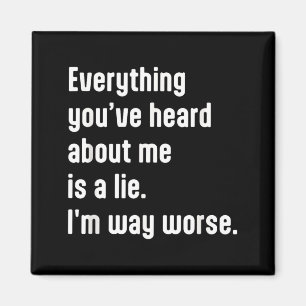 Funny Sarcastic Humour Quote Design For The Smart Magnet