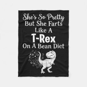 Funny Sarcastic Humour Saurus Quote Fleece Blanket