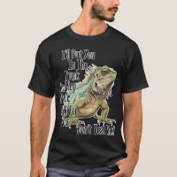 Funny Sarcastic Iguana Lizard Saying