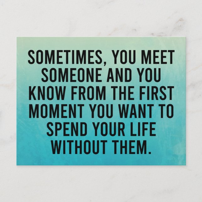 Funny Sarcastic Introvert Humor Saying Postcard (Front)