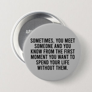 Funny Sarcastic Introvert Humour Saying 7.5 Cm Round Badge