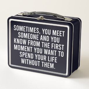 Funny Sarcastic Introvert Humour Saying Metal Lunch Box