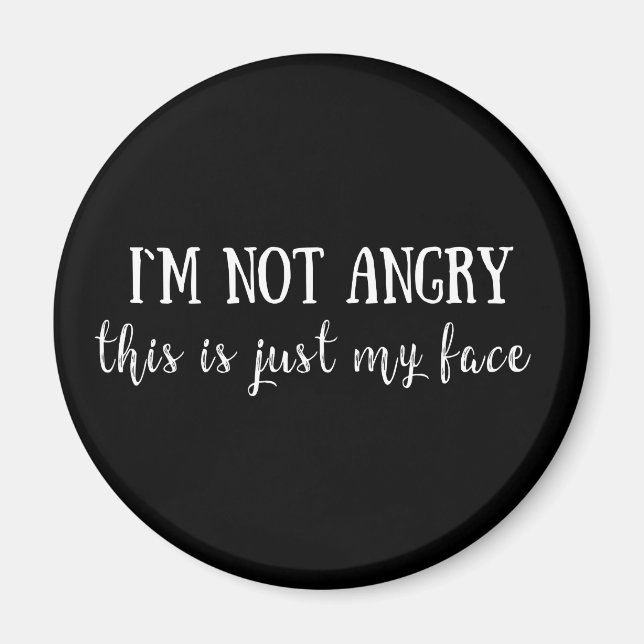 Funny sarcastic introvert quotes magnet (Front)