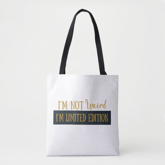 Funny sarcastic introvert quotes tote bag (Front)