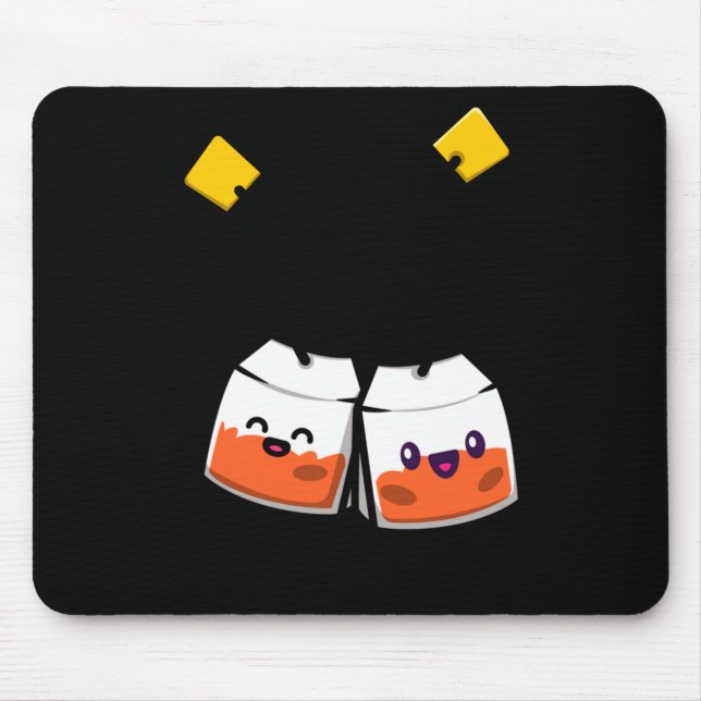 Funny Sarcastic Novelty Tea Long Sleeve Mouse Pad (Front)