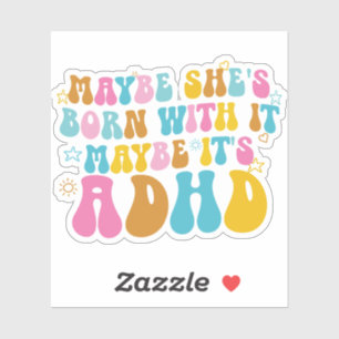 Funny Sarcastic Nurse Badge Reel ADHD