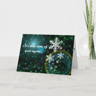 Funny Sarcastic Politically Correct Christmas Card