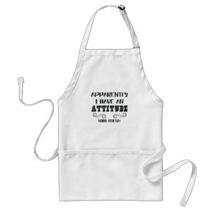 Funny Sarcastic Quote Girls Teens Women Attitude Standard Apron