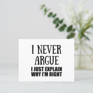 Funny sarcastic quotes adult humour sarcasm holiday postcard