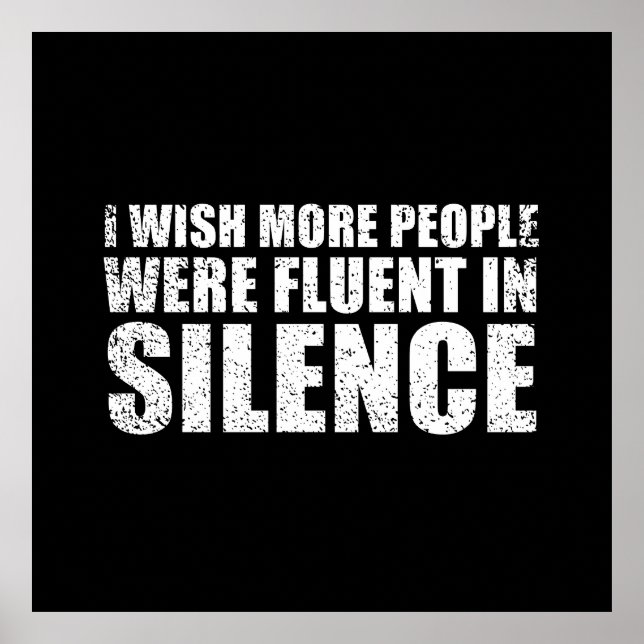 Funny sarcastic quotes adult humour sarcasm poster (Front)