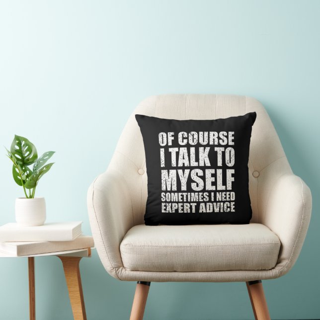 Funny sarcastic quotes humour sarcasm cushion (Chair)