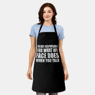 Funny sarcastic quotes humour sarcasm introvert apron