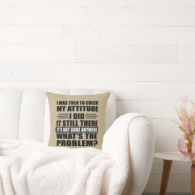 Funny sarcastic quotes humour sarcasm introvert cushion (Couch)