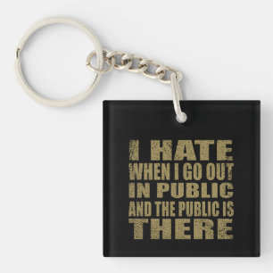 Funny sarcastic quotes humour sarcasm introvert key ring