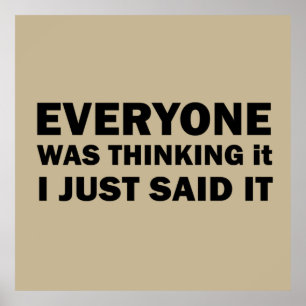 funny sarcastic quotes poster