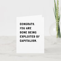 Funny Sarcastic Retirement Card