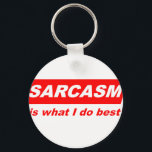 Funny Sarcastic Sarcasm is what I do Best Nerdy Gi Key Ring<br><div class="desc">A stylish keychain featuring a vintage classic car design. A perfect accessory for car lovers and collectors. Great for everyday use or as a small and thoughtful gift for classic car enthusiasts.</div>