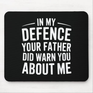 Funny Sarcastic Sarcasm Snarky Joke Dry Humour Mouse Pad