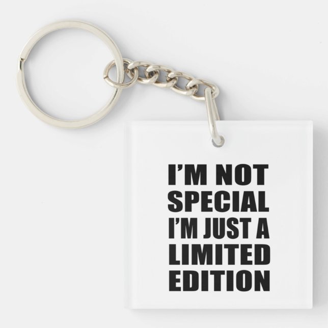 Funny sarcastic sayings adult humour introvert key ring (Front)
