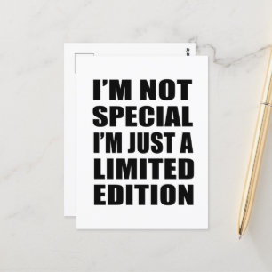 Funny sarcastic sayings adult humour introvert postcard