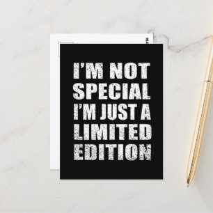 Funny sarcastic sayings adult humour introvert postcard