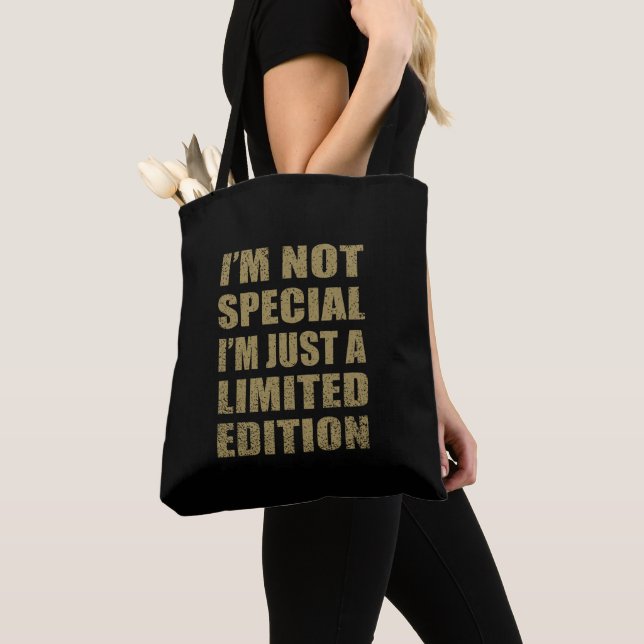 Funny sarcastic sayings adult humour introvert tote bag (Close Up)