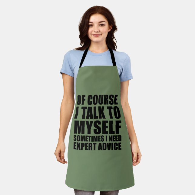 funny sarcastic sayings adult humour sarcasm apron (Worn)